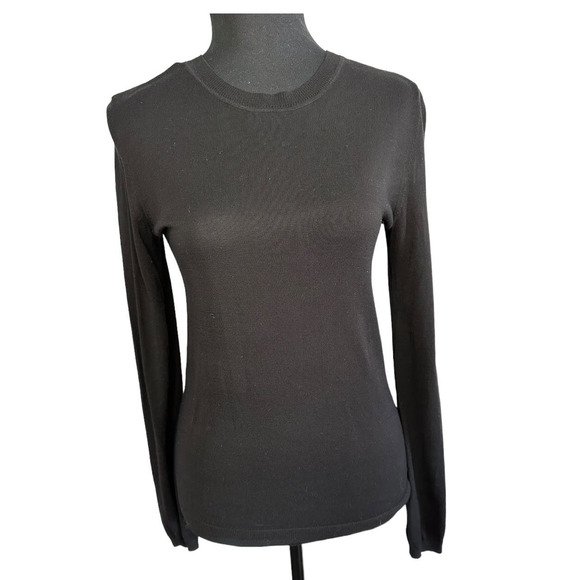 GAP Sweaters - GAP Black Crew Neck Lightweight Sweater, Size M